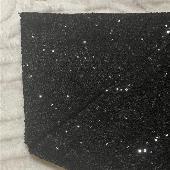 St. John Black Long Sleeve Sequin Dress - Picture 5 of 6